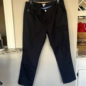 Peter Millar performance five pocket pants 38/32 black